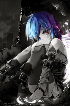 Cute sad doll