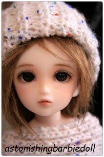 Cute sad doll