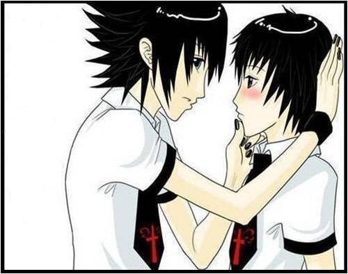 Cute Emo Anime love 1