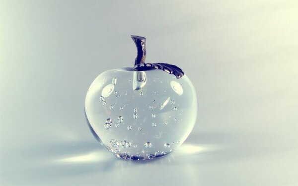 Crystal apple HD abstract fruit