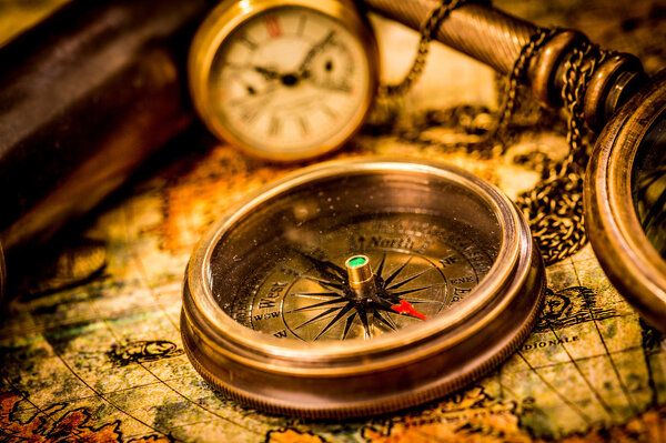 Old Map compass antique paper abstract