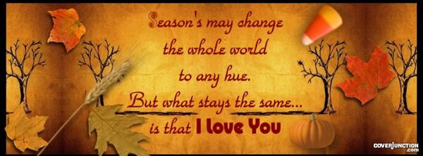 fall love facebook cover