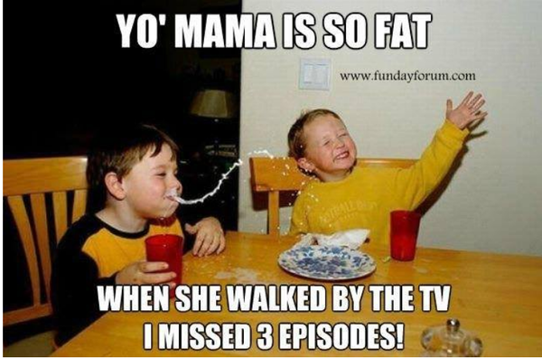 Fat mom