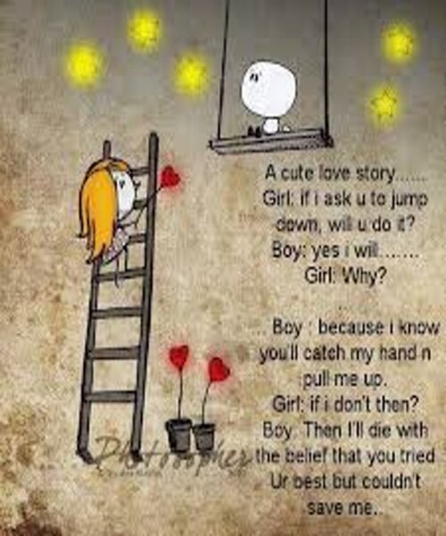 Boy and girl love