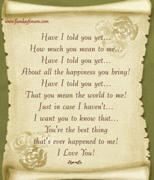 english Love poetry i love you