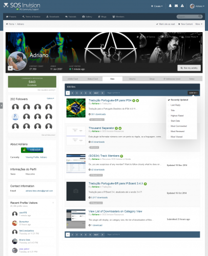More information about "Files Tab on User Profile"