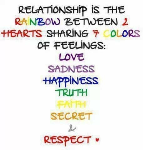 relationship is a rainbow