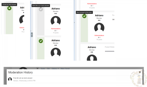 More information about "Best Answer on Discussions Forum"