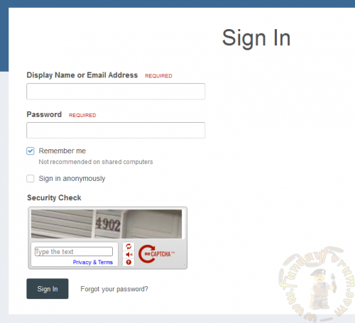 More information about "Captcha on Login Form"