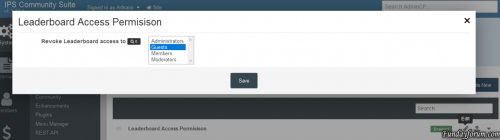 More information about "Leaderboard Access Permisison"