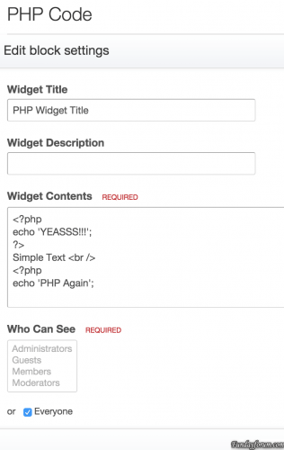More information about "TXT & PHP Widget"