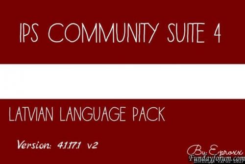 More information about "IPS Community Suite 4 - Latvian Language Pack 4.1.17.1"
