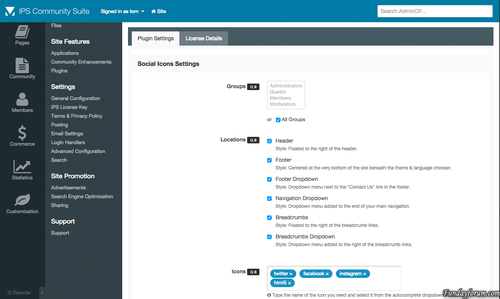 More information about "Social Icons"