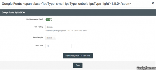 More information about "Google Fonts 1.0.0"