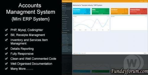 More information about "Accounts Managment System - service management system"