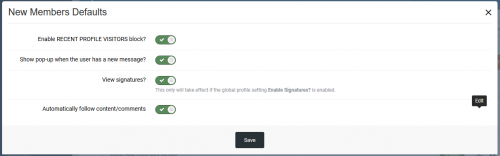More information about "New Members Defaults"
