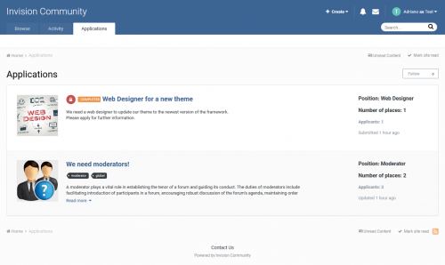 More information about "Staff Applications System"