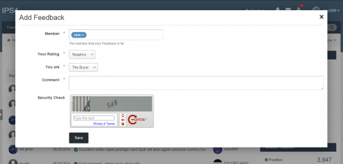 More information about "Trader Feedback System"