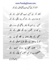 فقط ہنر ہی نہیں عیب بھی کما کے رکھ۔ احمد فراز