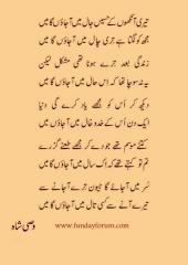 wasi shah- teri ankhon ky haseen jaal