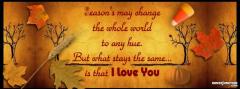 fall love facebook cover