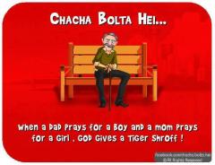 Chacha Bolta hai- tiger shroff