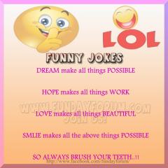 fundayforum joke-Always brush your teeth