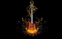 Guitar HD Vector Wallpaper