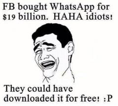 facebook vs whatsapp funny