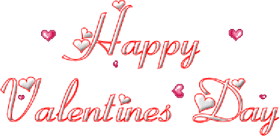 Happy Valentine Day - transparent gif image