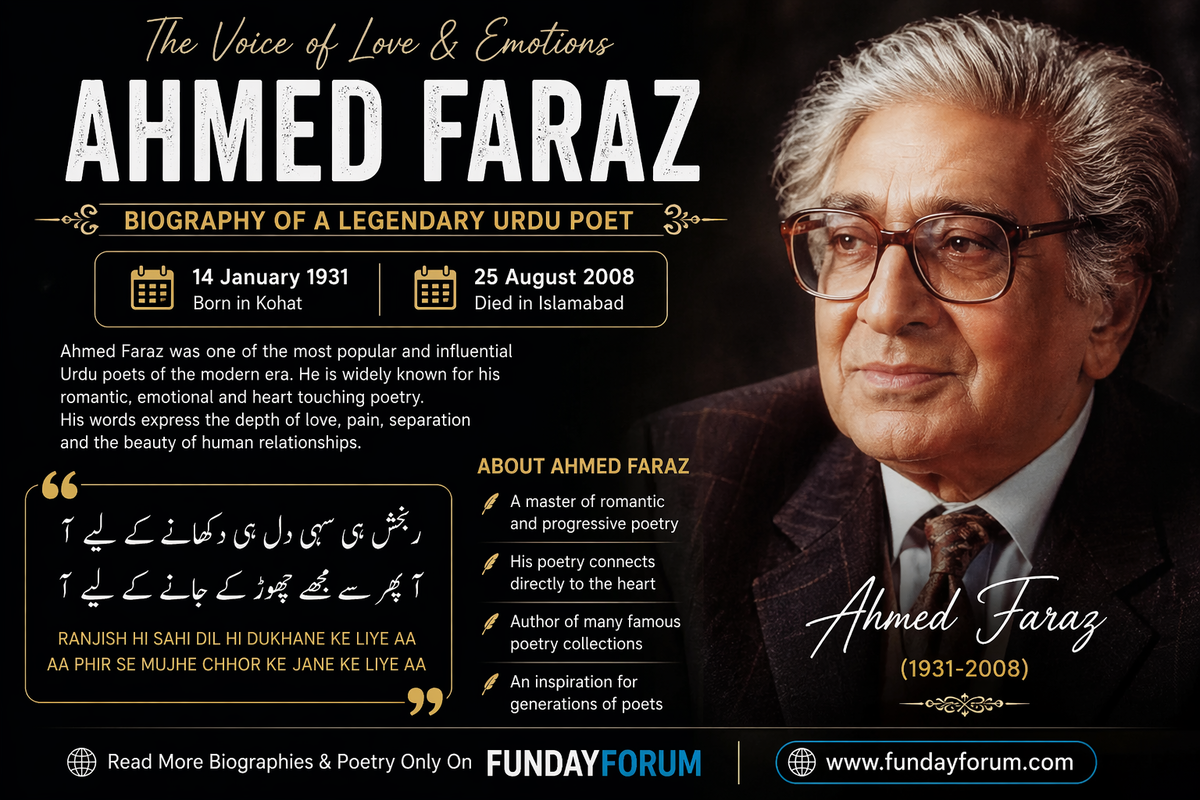 Ahmed Faraz - voice of emotions