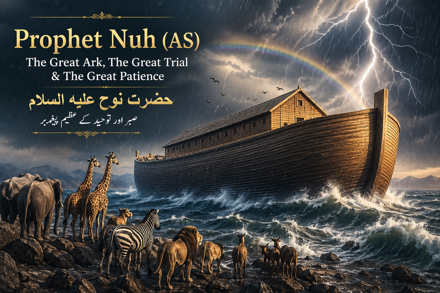 Prophet Nuh (AS) – The Messenger of Patience and the Great Flood