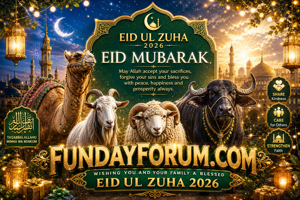 Eid ul-Adha Islam ka azeem tehwar hai jo Hazrat Ibrahim (AS) ki qurbani, Allah par yaqeen aur insaniyat ka paigham deta hai. Complete Roman Urdu guide.