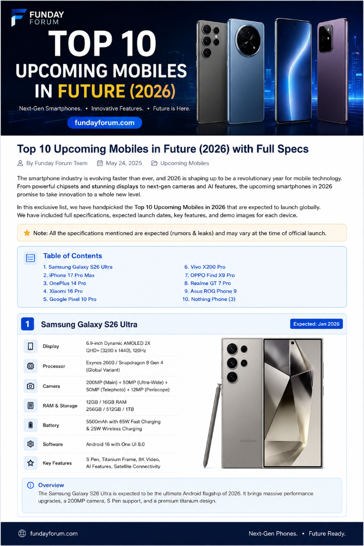 More information about "Top 10 Upcoming Mobiles in Future (2026) – Full Specifications & Features"