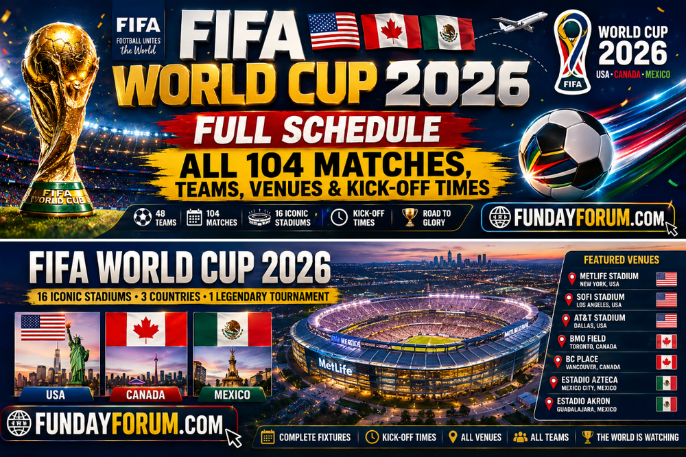 104 Matches • 48 Teams • USA 🇺🇸 Canada 🇨🇦 Mexico 🇲🇽