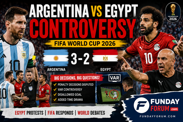 Argentina vs Egypt Controversy Unfolds