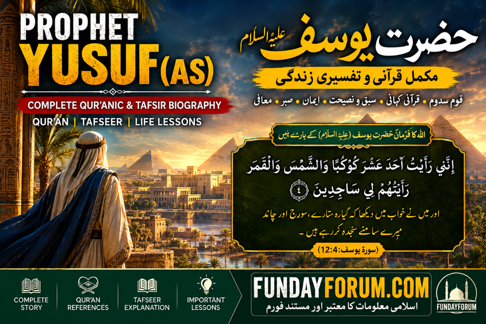 Prophet Yusuf (AS) – Complete Qur’anic story, Tafsir, biography, trials, patience, forgiveness and life lessons
