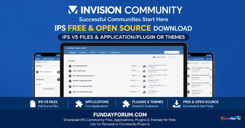 More information about "IPS Community Suite v5 Main Suite with All Apps Free & Open Source Download"